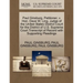 Paul Ginsburg, Petitioner, v. Hon. Dave W. Ling, Judge of the United States District Court for the District of U.S. Supreme Court Transcript of Record
