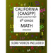 8th Grade CALIFORNIA CAASPP, MATH, Test Prep: 2019: 8th Grade California Assessment of Student Performance and Progress MATH Test prep/study guide