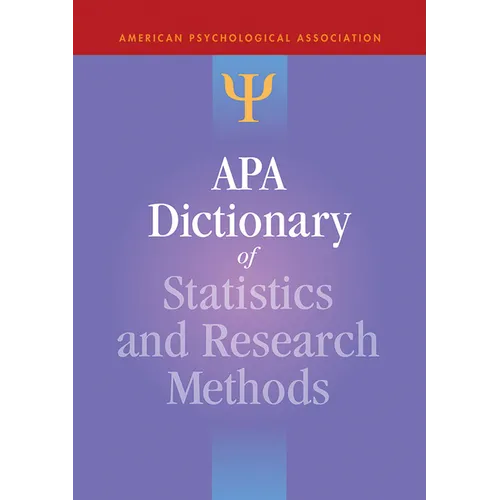 APA Dictionary of Statistics and Research Methods