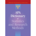 APA Dictionary of Statistics and Research Methods