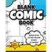 Blank Comic Book (Blue & Yellow): 8.5"x11" 100+ Pages of Blank Panels to Create Your Own Comic! Different Frames on Every Spread; Space for Covers Eve
