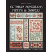 Victorian Monograms Motifs & Borders: Charted Designs for Needlepoint & Cross Stitch