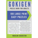 Gokigen Puzzle Book For Adults: 100 Large Print Easy Puzzles for Gokigen Lovers