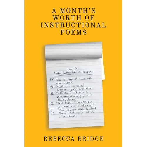 A Month's Worth of Instructional Poems
