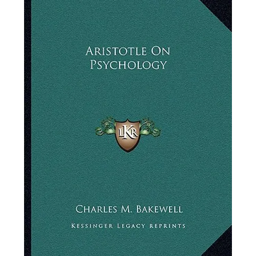 Aristotle On Psychology