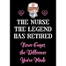 The Nurse The Legend Has Retired - Never Forget The Difference You've Made: Nurse Retirement Gifts for Women Funny - Gifts for Nurses - Retiring Nurse