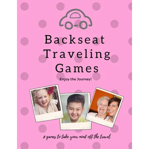Backseat Traveling Games: Pink Cars Family Children Grandparents Travel fun activities