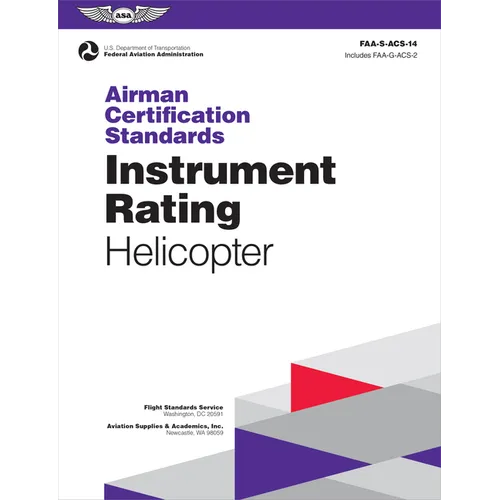 Airman Certification Standards: Instrument Rating - Helicopter (2026): Faa-S-Acs-14