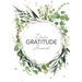 Daily Gratitude Journal: (Green Leaves Wreath) A 52-Week Guide to Becoming Grateful