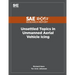 Unsettled Topics in Unmanned Aerial Vehicle Icing