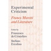 Experimental Criticism: Franco Moretti and Literature
