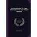 An Introduction To Paper Electrophoresis And Related Methods