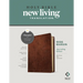 NLT Wide Margin Bible, Filament Enabled (Leatherlike, Dark Brown Palm, Red Letter)