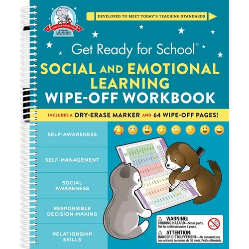 Get Ready for School: Social and Emotional Learning Wipe-Off Workbook