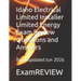 Idaho Electrical Limited Installer Limited Energy Exam Review Questions and Answers