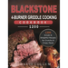 Blackstone 4-Burner Griddle Cooking Cookbook 1200: 1200 Simple & Delightful Recipes for Crunchy & Crispy Meals