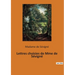 Lettres choisies de Mme de Sévigné