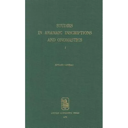 Studies in Aramaic Inscriptions and Onomastics