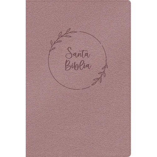 Rvr 1960 Biblia Letra Gigante, Rosa Perla, Símil Piel