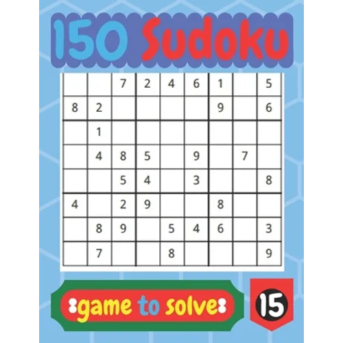 150 Sudoko game to solve: game for beginner.