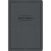 KJV Large Print Thinline Bible, Value Edition, Charcoal Leathertouch