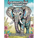 Elephants and Butterflies: Beautiful Elephants with Butterflies and Flowers Coloring Pictures