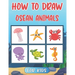 How To Draw Ocean Animals For Kids: Step By Step Drawing Tutorial For Kids Ocean Animals ( How To Draw For Kids )