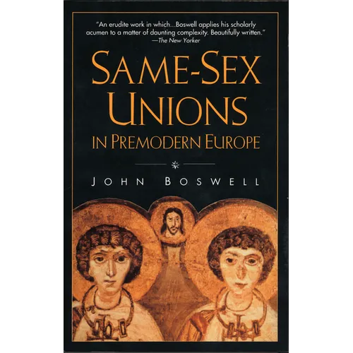 Same-Sex Unions in Premodern Europe