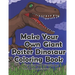 Make Your Own Giant Poster Dinosaur Coloring Book, Velociraptor, Triceratops and Brontosaurus