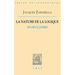Jacques Zabarella: La Nature de la Logique En Deux Livres
