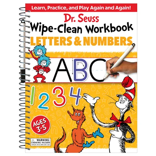 Dr. Seuss Wipe-Clean Workbook: Letters and Numbers: Activity Workbook for Ages 3-5
