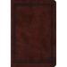 ESV Value Large Print Compact Bible (Trutone, Mahogany, Border Design)