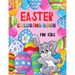 EASTER Coloring Book for Kids: Cute Illustrations to Color with Beautiful Patterns for 4 5 6 7 8 Years Old Creative Boys & Girls /Big Images to Paint