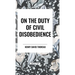 On the Duty of Civil Disobedience