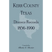 Divorce Records Kerr County, Texas, 1856-1990