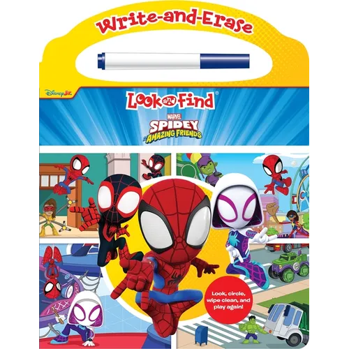Disney Junior Marvel Spidey and His Amazing Friends: Write-And-Erase Look and Find