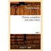 Poésies Complètes. Tome 1 (Éd.1881-1882)