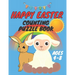 happy easter counting puzzle book: A Fun Guessing Game Book for kids - Fun & Interactive Picture Book for Preschoolers and Toddlers - easter coloring