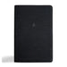 CSB Men's Daily Bible, Black Leathertouch, Indexed