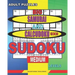 Adult puzzles. Big Samurai and Calcudoku 9x9 Sudoku. Medium levels.: Very large font. 50% of characters are displayed (+; -; x; /).