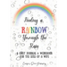 Finding a Rainbow Through the Rain: A Grief Journal & Workbook For the Loss Of A Wife