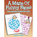 A Maze Of Funny Faces: Fun Activity Books For Kids
