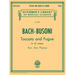 Toccata and Fugue in D Minor Bwv565: Schirmer's Library of Musical Classics Volume 1629 Piano Solo
