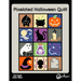 Pixelated Halloween Quilt: A 12 Block Halloween Themed Quilt Pattern