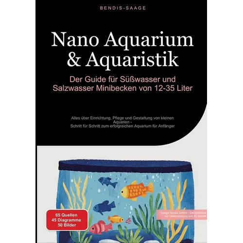 Nano Aquarium & Aquaristik: Der Guide für Süßwasser und Salzwasser Minibecken von 12-35 Liter: Alles über Einrichtung, Pflege und Gestaltung von klein