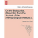 On the Botocudos. (Reprinted from the Journal of the Anthropological Institute.).