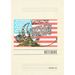 Vintage Lined Notebook Greetings from Chicago with Flag and Little Portraits