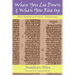 When You Lie Down and When You Rise Up - Deuteronomy