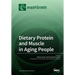 Dietary Protein and Muscle in Aging People