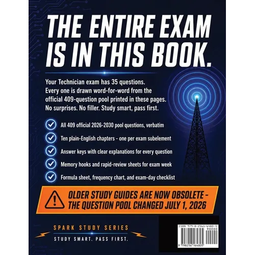 SPARK Ham Radio License Study Guide 2026-2030: Complete Question Pool with Answers to Pass the Technician Class Amateur Radio Exam